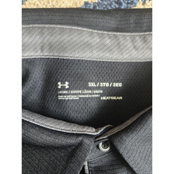 Under Armour HeatGear Golf Polo Bundle – 3XL – Black & Gray - Picture 2 of 6
